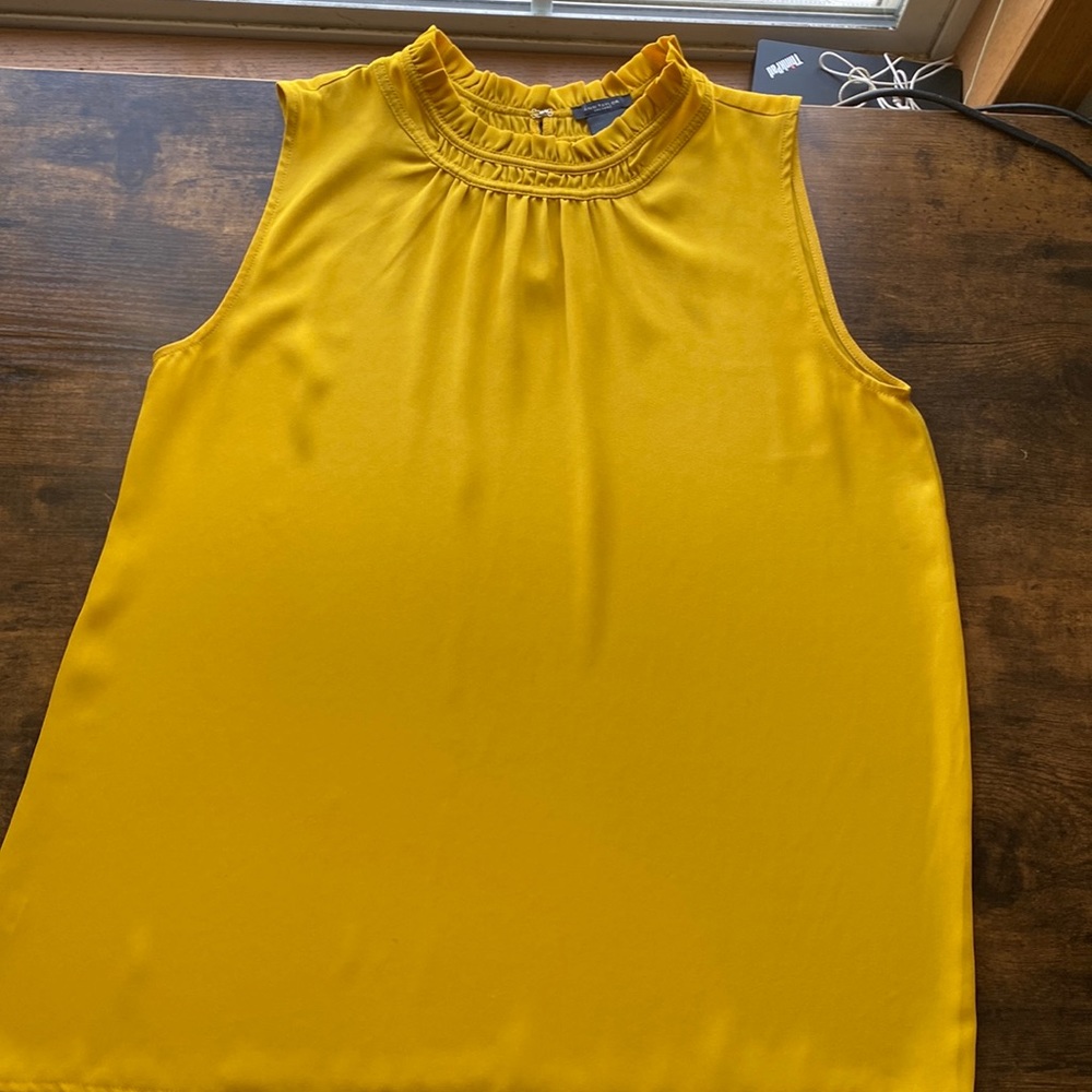 Ann Taylor smoked neck top